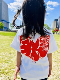 KIDS T-shirts【Heart Calligraphy】